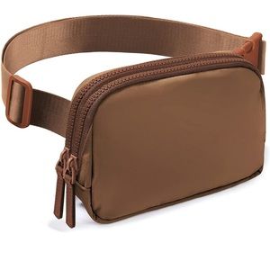 Fanny Pack: 9" x 5.7" x 2". Strap Length: 22"- 40".